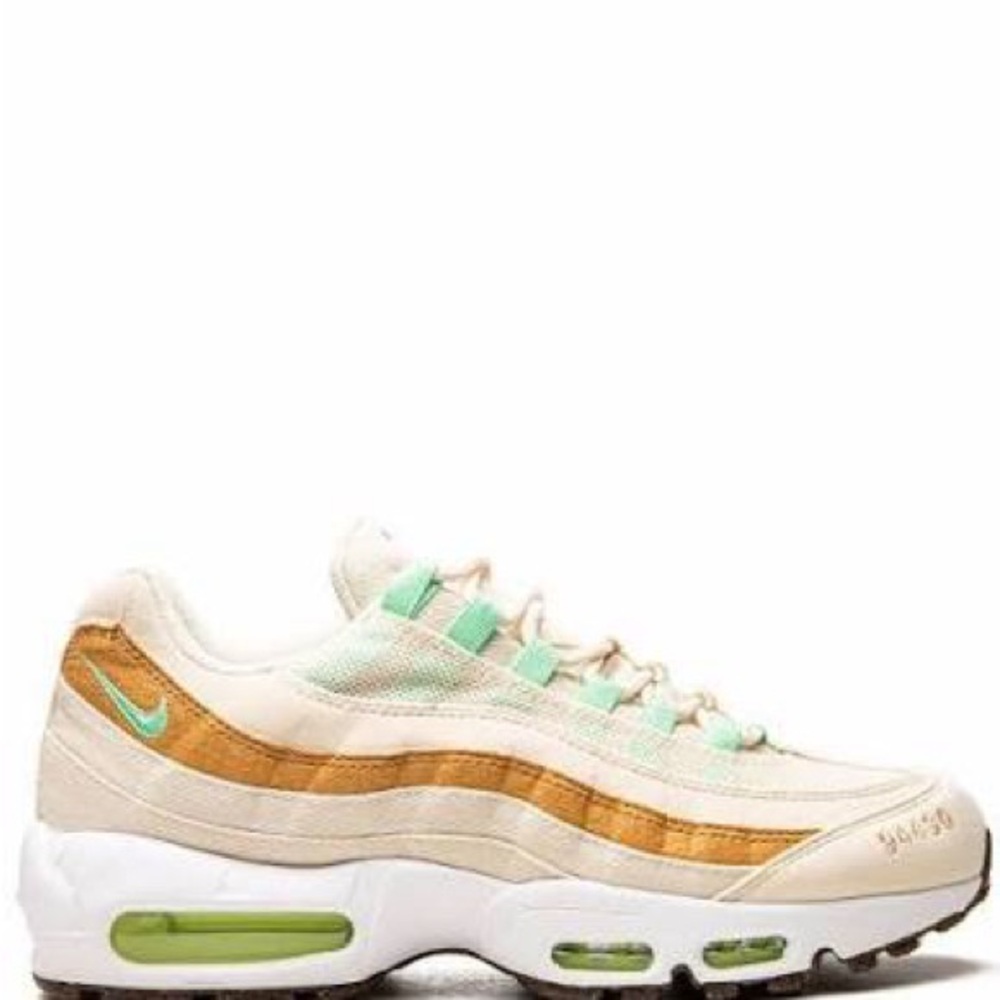 Nike Air Max 95 with Cream and Green Accents